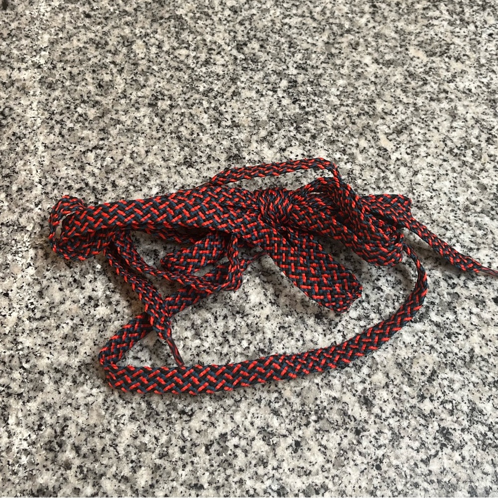 Coach New York Shoelaces Shoe Laces Shoestrings new 55” blue red